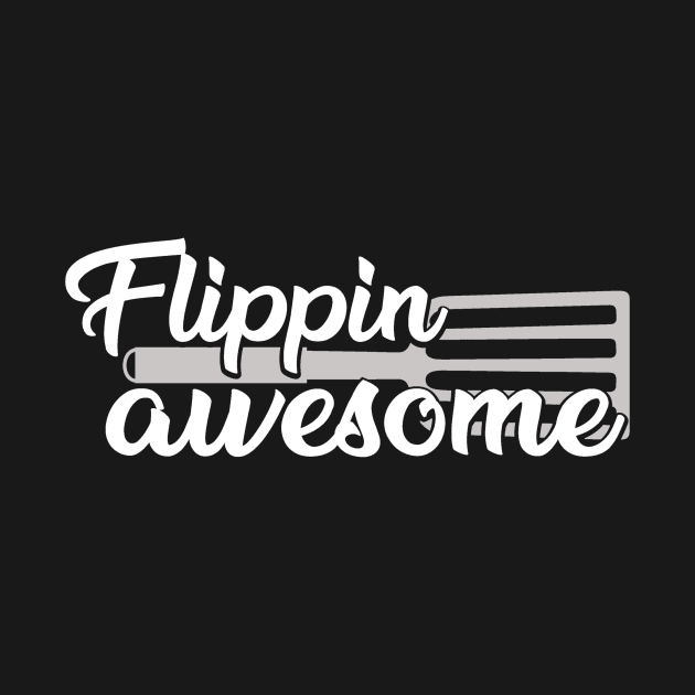 Food Pun Flippin Awesome Spatula Foodie Gift by StacysCellar