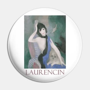 Portrait of Coco Chanel with Dog by Marie Laurencin Pin