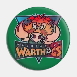 Washington Warthogs Soccer Pin