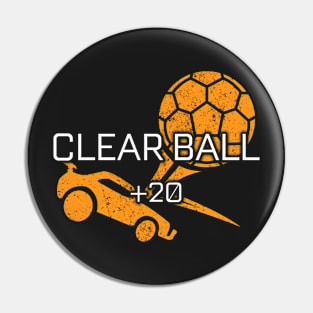 Rocket League Video Game Clear Ball Funny Gifts Pin