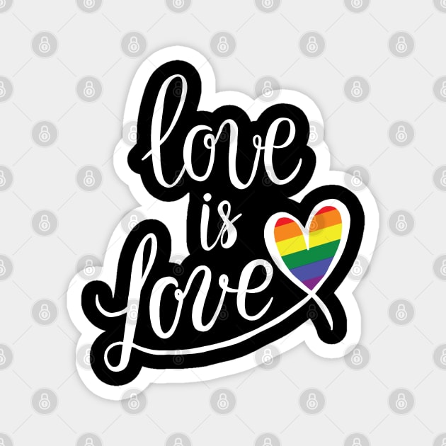 LGBT - Love is Love Magnet by valentinahramov