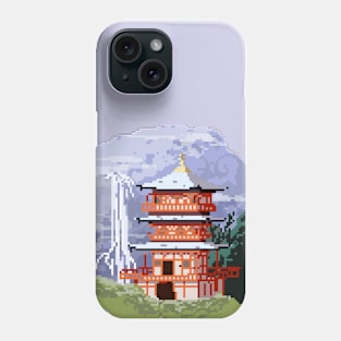 Temple Pixel Art Phone Case