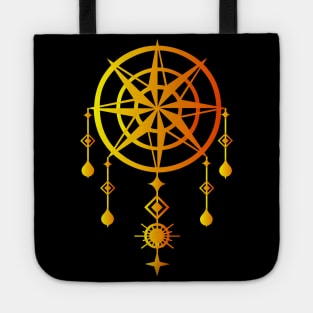 Wind rose and dream mandala Tote