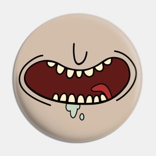 funny smile face mask Pin