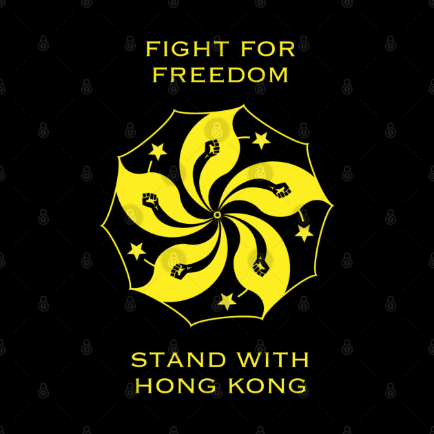 Fight For Freedom. Stand With Hong Kong by LittleElmDesigns