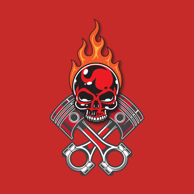 Fire Skull by DavidLoblaw