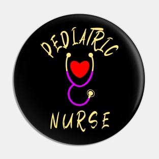 Pediatric Nurse Cute Gift Idea Pin