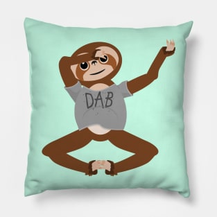 Sloth Dabbing Pillow