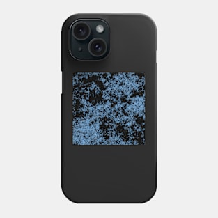 Abstract Pattern Texture Black / Blue Phone Case