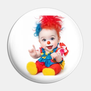 Baby Clown Pin