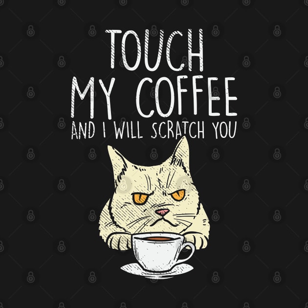 Cats and coffee cat lover coffee lover by Tom´s TeeStore