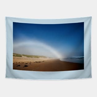 Fogbow on Druridge Bay in Northumberland Tapestry