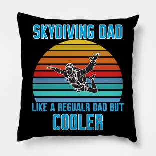 Funny Skydiving Dad Pillow