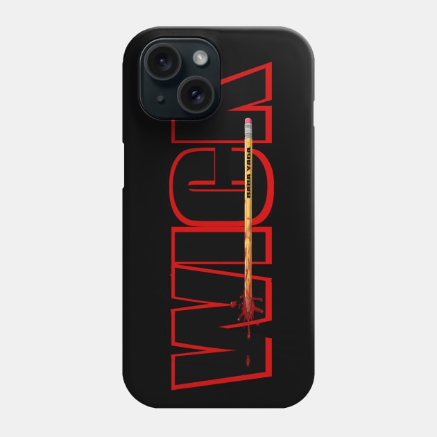 John Wick Pencil Phone Case by Deadpoolinc