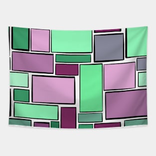 colorful abstract geometric pattern Tapestry
