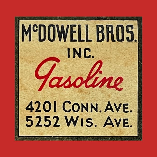 McDowell Brothers Gasoline by Wright Art