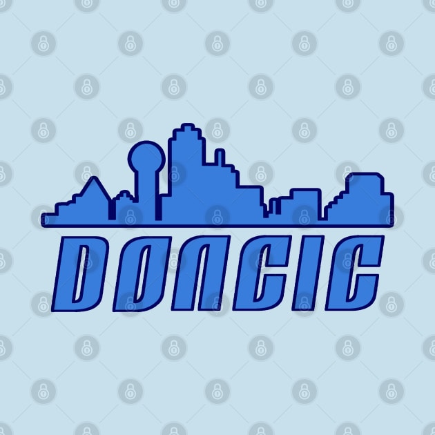 Doncic City, Dallas Basketball by FanSwagUnltd