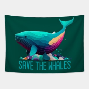 Save The Whales Tapestry