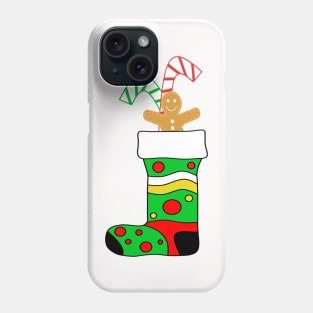 GINGERBREAD Man Stocking Phone Case