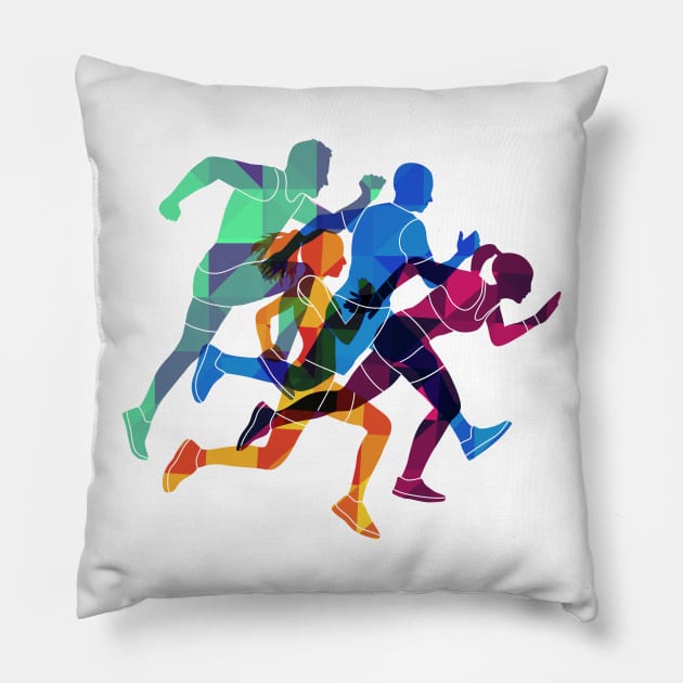 Running Pillow by Mako Design 