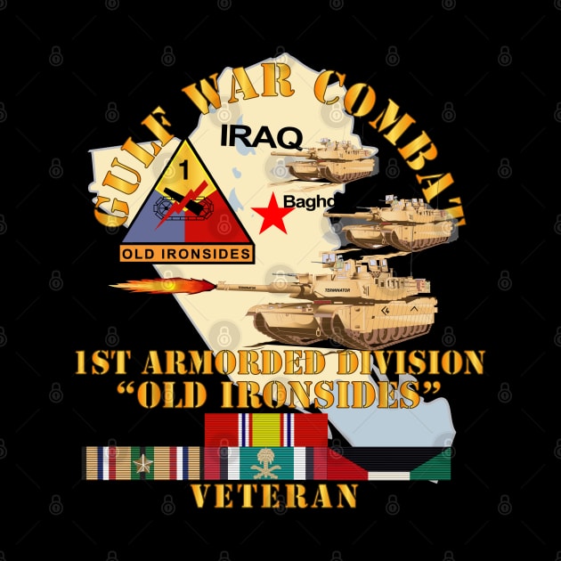 Gulf War Combat Armor Vet w 1st Armored Division by twix123844