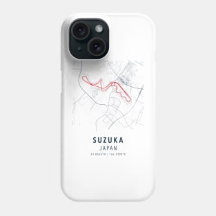 suzuka simple map Phone Case