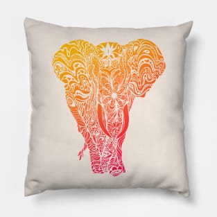 Not a circus elephant #africa #version by #Bizzartino Pillow