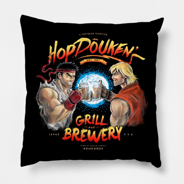 Hop Douken's Pillow by barrettbiggers