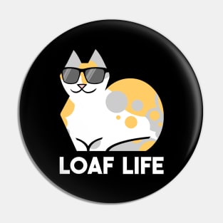 Loaf Life - Calico Cat Pin