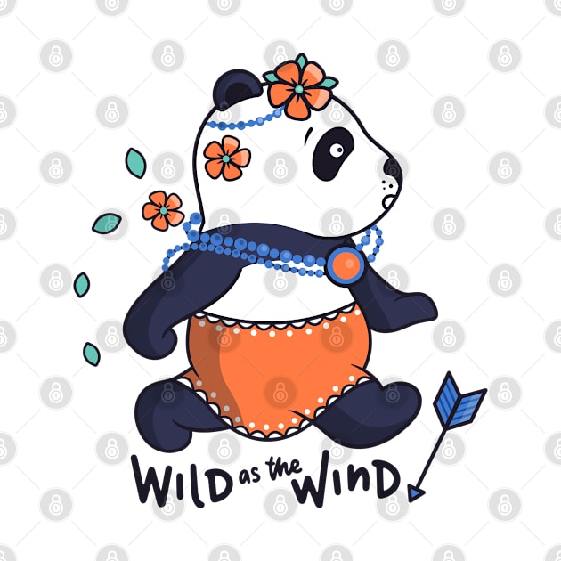 wild as the wind, panda by Kingostore