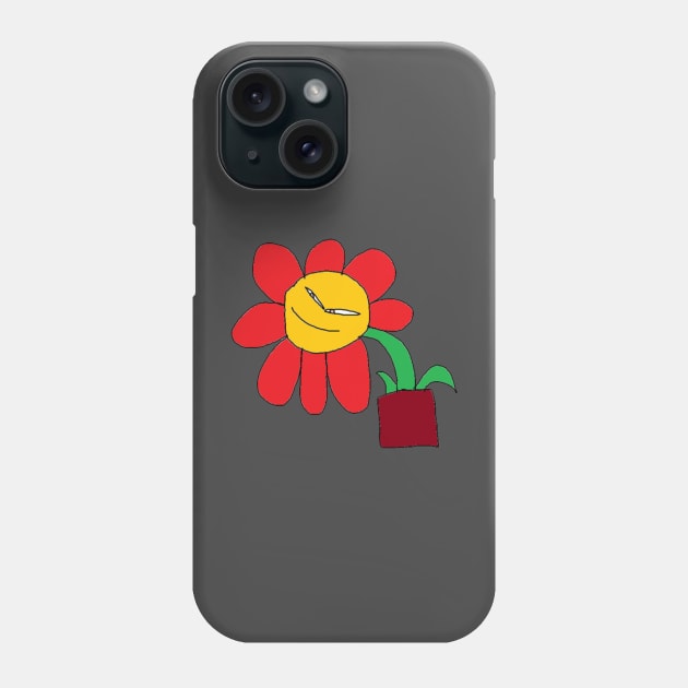 Mischievous Flower Phone Case by Noolan