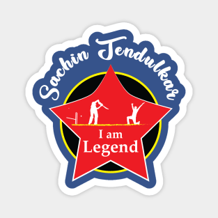 Sachin Tendulkar - I am Legend T-shirt Magnet