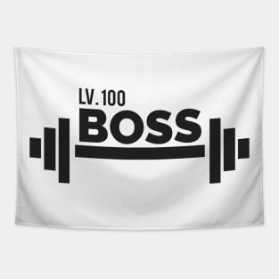 Lv. 100 Boss black Tapestry