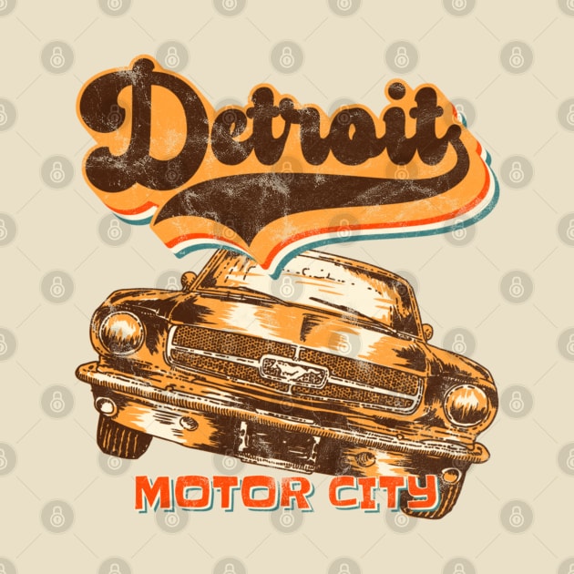 Detroit Motor City / Ford Mustang / Classic Cars by RCDBerlin