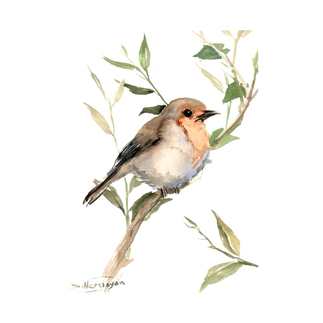 Robin Bird by surenart