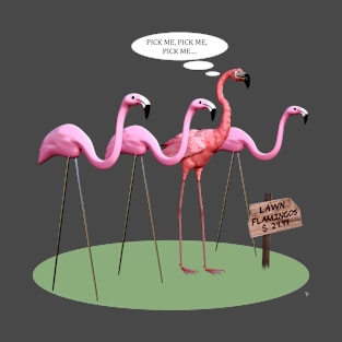 Lawn Flamingos T-Shirt