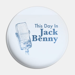 Jack Benny Podcast Logo Pin