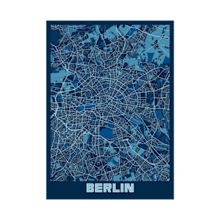 Berlin - Germary Peace City Map T-Shirt