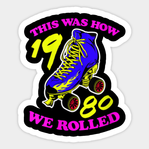 Born In 1980 Womens Crazy Last Minute 1980s Costume Ideas Couples 1980 Birthday 1980 Birthday Sticker Teepublic
