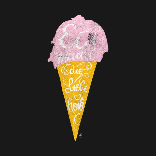 Ice cream makes love hot by Dina Design