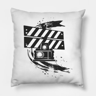 Clapperboard composition Pillow