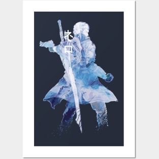 Devil swordsman Illusion:DMC5:Devil May Cry V - Vergil - Posters and Art  Prints