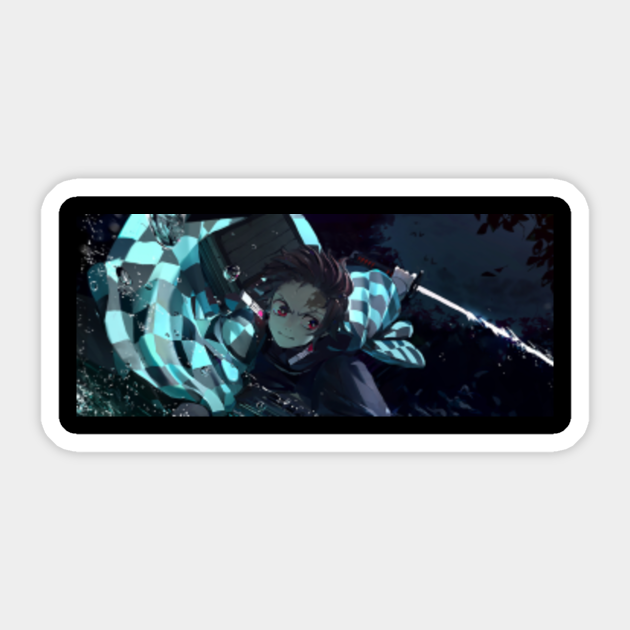 Demon Slayer Tanjiro Wallpaper Demon Slayer Sticker Teepublic Demon Slayer Tanjiro Wallpaper Demon Slayer Sticker Teepublic