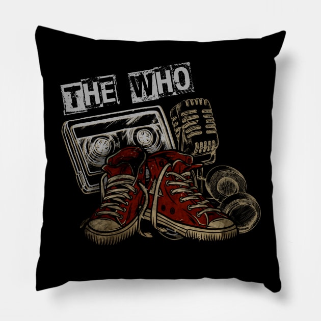 the who Pillow by matursuwunje