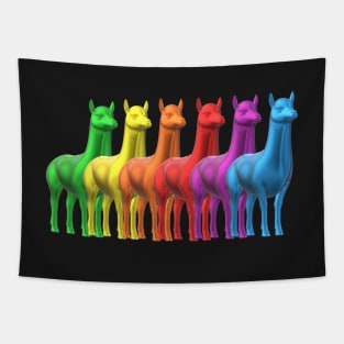 Rainbow Alpacas Tapestry