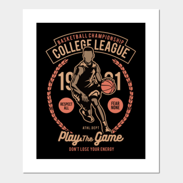 Cool Basketball Player Basketball Player Team College Posters And Art Prints Teepublic
