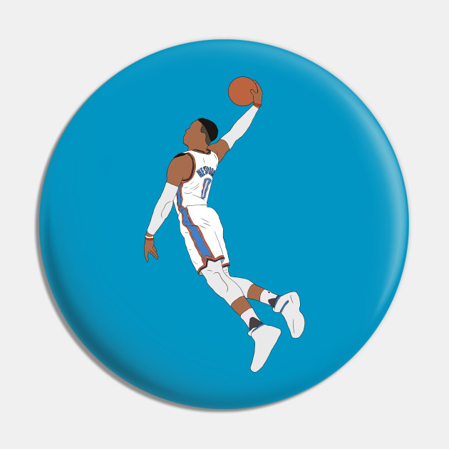 Russell Westbrook Dunk Russell Westbrook Pin Teepublic De