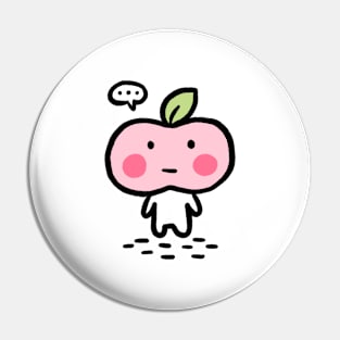 Peach : I have no idea ( front ) Pin