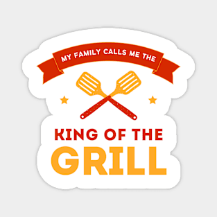 King of the grill Dad Gift Magnet