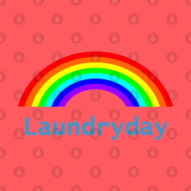 Laundryday Rainbow by ellenhenryart